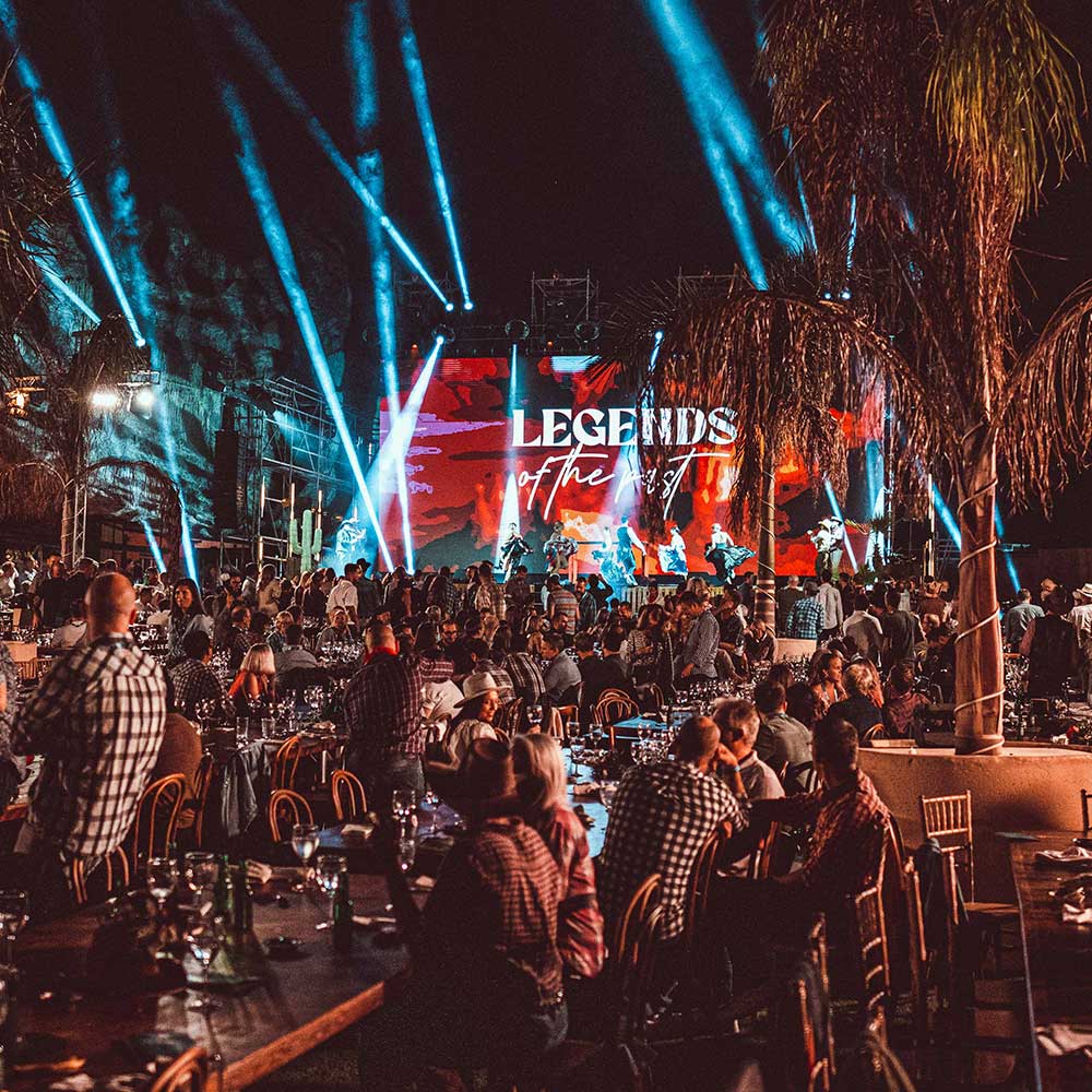 Production and technical resources for events within MICE services